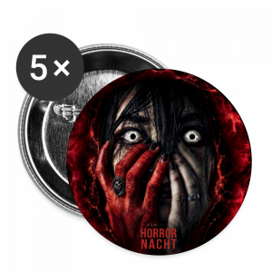 Buttons klein 25 mm (5er Pack)  – Schönberger Horrornacht  – „Luzi“ Edition
